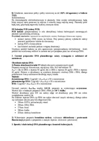 izolacja wektora plazmidowego do transfekcji - omówienie