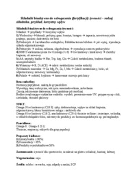  Składniki bioaktywne do wzbogacania - omówienie