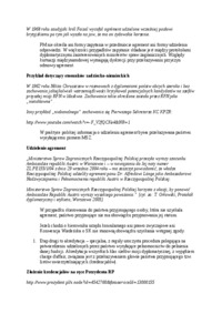 Ustanowienie szefa misji - omówienie