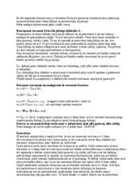 Przenoszenie masy- procesy dyfuzyjne i konwekcyjne - omówienie