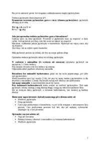 Tworzenie sił pęcherzyków gazu w cieczy - omówienie