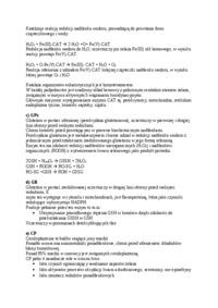  Oznaczanie aktywności katalazy oraz dysmutazy ponadtlenkowej - omówienie