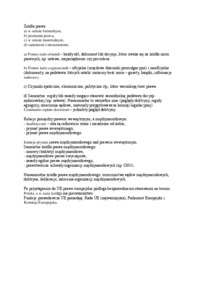 Źródła prawa - omówienie