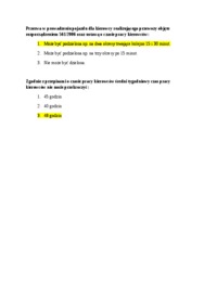 Technologia i organizacja przewozów samochodowych - test 8
