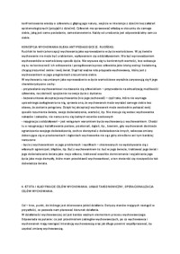 Treść z ćwiczeń z teoretycznych podstaw wychowania