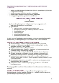  Istota, cele i zakres zawodoznawstwa