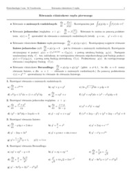 Równania różniczkowe rzędu pierwszego-opracowanie