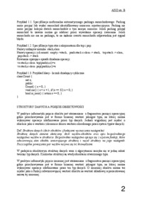 Algorytmy i Struktury Danych - materiał z wykładów