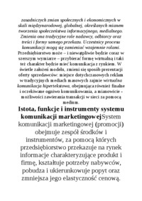 Wykład - Model komunikacji w hipermedialnym środowisku komputerowym