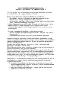 Wykład - Zjawisko felicytacji i hamowania