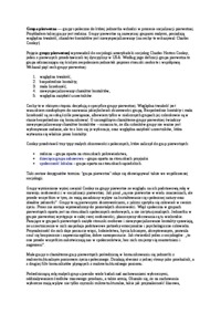 Wykład - grupa społeczna