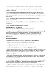 Wykład - Przemiany przedmiotu i metod badań psychologii