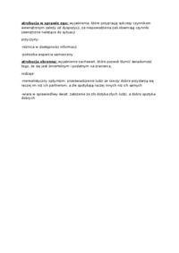 Wykład - Atrybucja jako wnioskowanie cechach i przyczynach