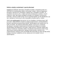 Wykład - Różnica między wrażeniami i spostrzeżeniami