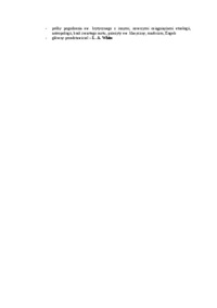 Wykład - szkoła ewolucyjno-antropologiczna