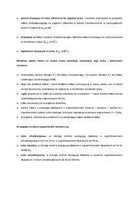 Czynniki szkodliwe - hałas