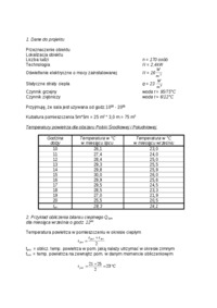 Projekt  z wentylacji-opracowanie