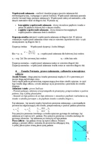 Równanie fali elektromagnetycznej, długość fali, częstotliwość-opracowanie