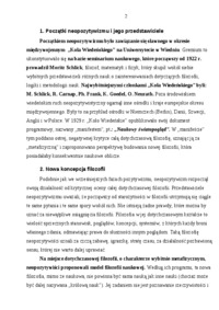 Neopozytywizm i szkoła lwowsko - omówienie