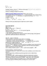 Arytmetyka Peano - omówienie