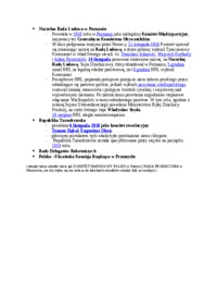 Pierwsze ośrodki władzy lokalnej 1918-1919