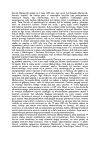 Macchiavelli- ćwiczenia