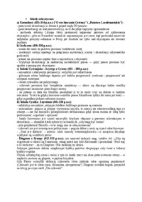 Szkoły sokratyczne- opracowanie