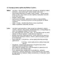 Umowa społeczna- opracowanie