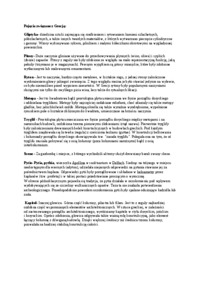 Porzadki architektoniczne w sztuce greckiej - pojęcia związane z Grecja