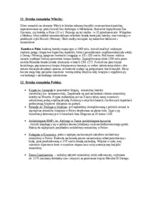 Sztuka romanska Włochy - omówienie