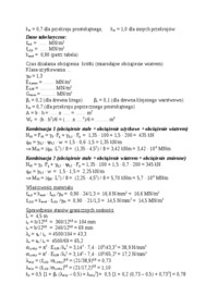 Wymiarowanie słupów drewnianych - wykład