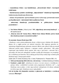 Proceduralna koncepcja demokracji - omówienie