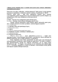 Miejsce prawa stosunku pracy w systemie norm prawa pracy (obszary odniesienia i systematyka prawa pracy)