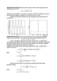 Podstawowe charakterystyki sygnałów