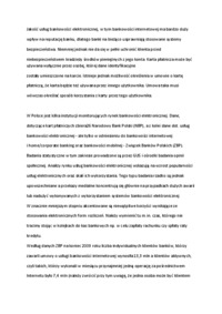 Bankowość elektroniczna-opracowanie