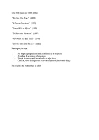 ernest-hemingway-opracowanie