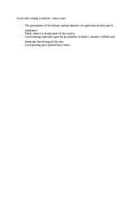 local-color-writing-in-realism-main-issues