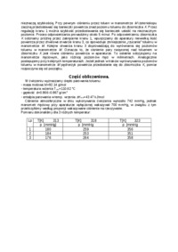 Wyznaczanie ciepła parowania cieczy z pomiarów prężności pary metodą - omówienie