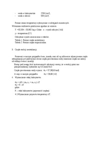 Pomiar ciepła zobojętniania - sprawozdanie.