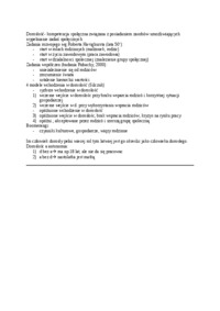 Dorosłość  - ćwiczenia