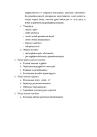 Analiza i wnioskowanie na podstawie danych - omówienie