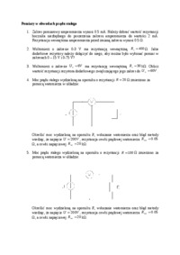 Elektryka i elektrotechnika kolokwium - prąd stały
