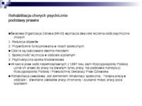 Rehabilitacja społeczna - prezentacja