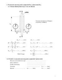 Badania własności mechanicznych metali - sprawozdanie