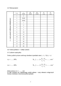 Sprawozdanie - badanie właściwości reologicznych
