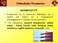 Kompozyty i proszki - prezentacja