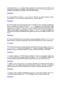 ruch prostoliniowz pod działaniem stałej siły - wykład