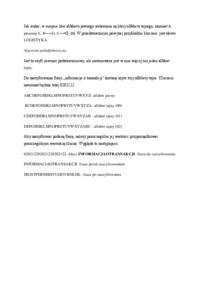 Szyfrowanie - omówienie