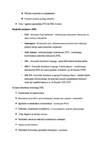 XML - omówienie