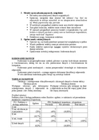 METODY REDUKCJI I ANALIZY DANYCH